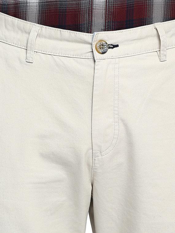 off white solid chinos - 16638288 - Zoom Image - 5