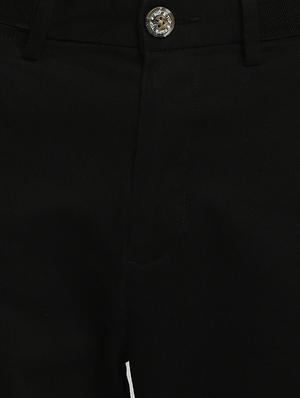black solid chinos - 16638295 - Standard Image - 5