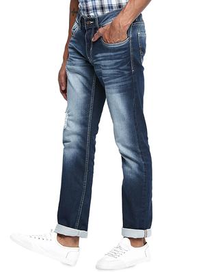 blue heavy washed ripped denim jeans - 16638304 - Standard Image - 2