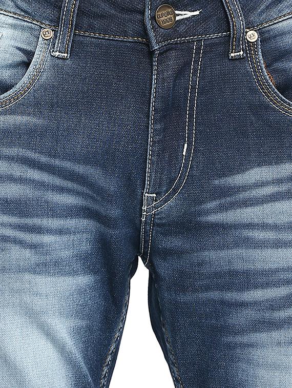 blue heavy washed ripped denim jeans - 16638304 - Zoom Image - 5