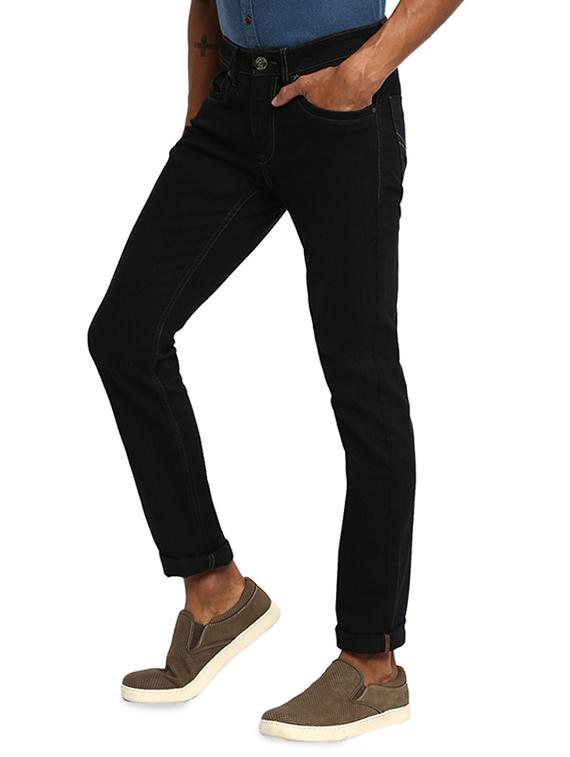black plain denim jeans - 16638311 - Zoom Image - 2