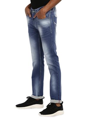 blue heavy washed denim jeans - 16638316 - Standard Image - 2