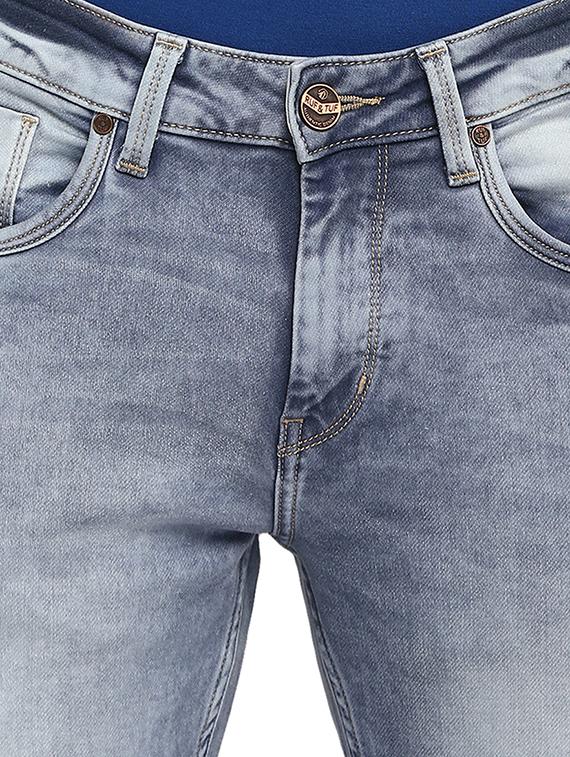 blue heavy washed denim jeans - 16638321 - Zoom Image - 5