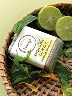 urvija lemon and mint cleanser - 16638516 - Standard Image - 2