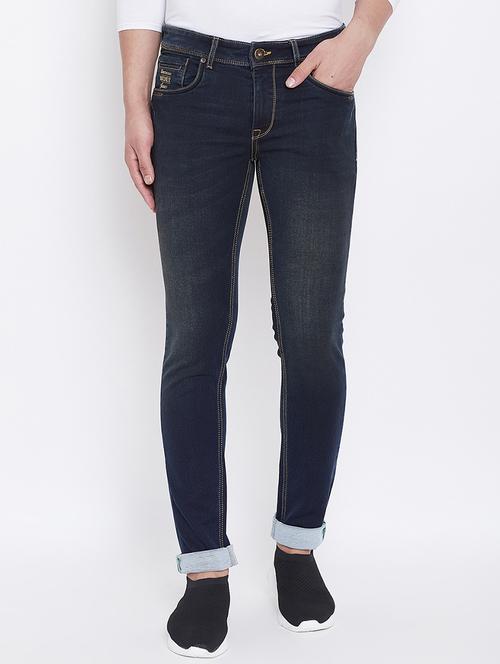 blue light washed jeans - 16640363 - Standard Image - 1