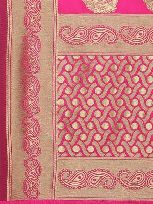paisley banarasi dupatta - 16641403 - Standard Image - 2
