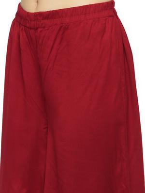 high rise solid palazzo - 16641476 - Standard Image - 5