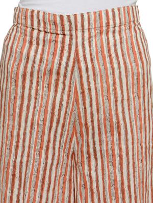 high rise striped palazzo - 16641482 - Standard Image - 5