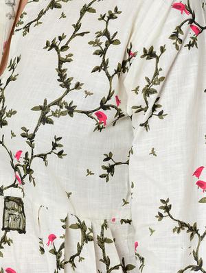 floral print a-line kurta - 16641612 - Standard Image - 5