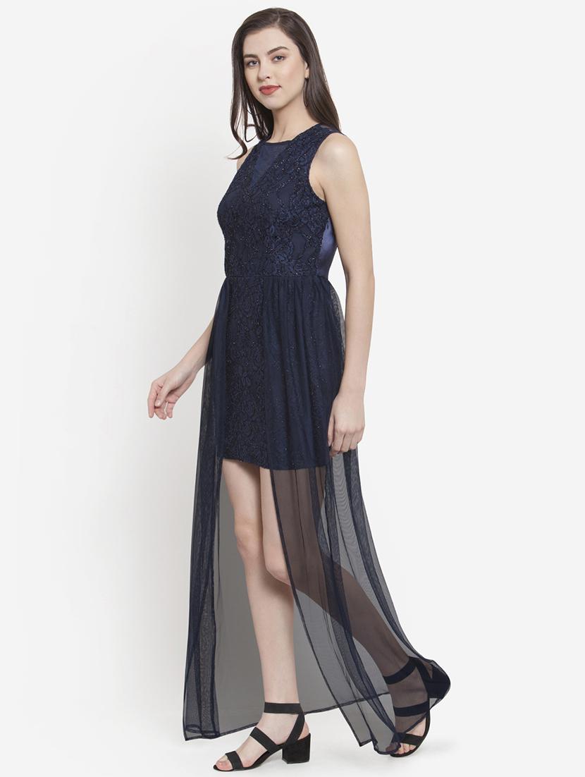 floral laced cocktail dress - 16641818 - Zoom Image - 2