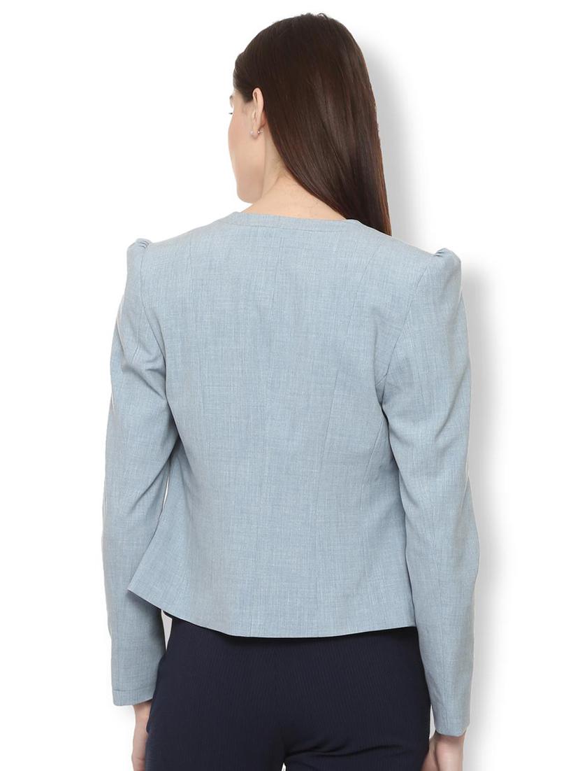 pocket slit solid blazer - 16642400 - Zoom Image - 2
