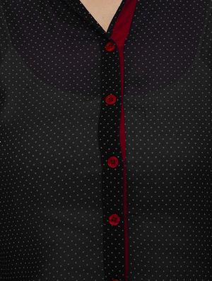 polka dots straight kurti - 16642471 - Standard Image - 5