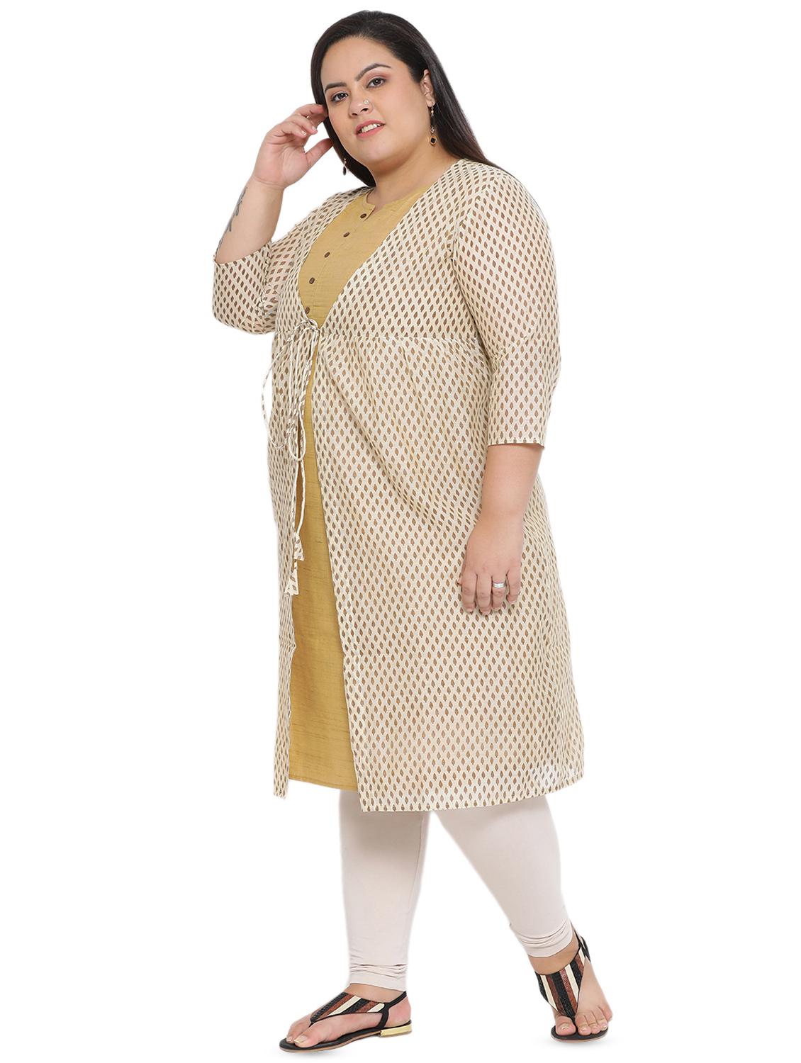 printed layered kurta - 16642933 - Zoom Image - 2