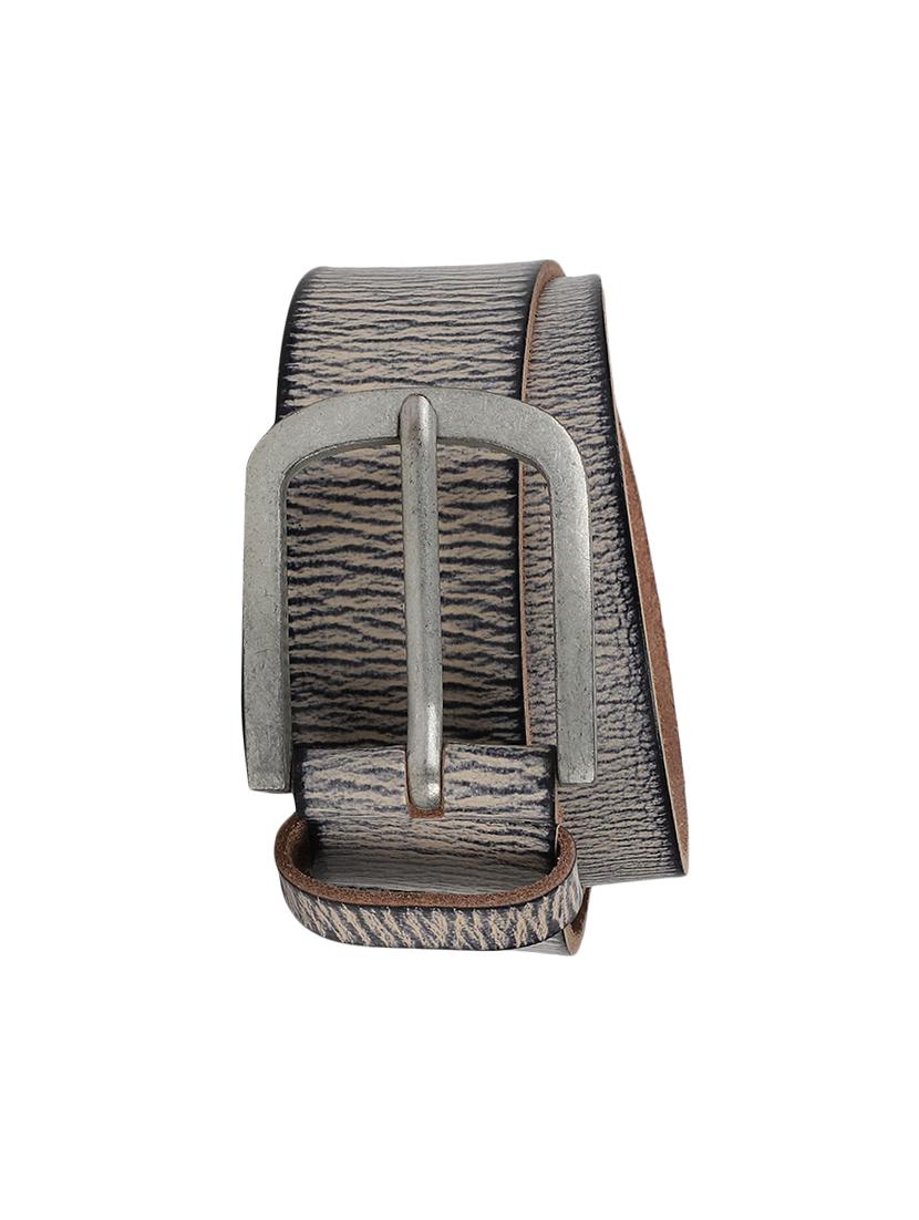 grey leather belt - 16643062 - Zoom Image - 2