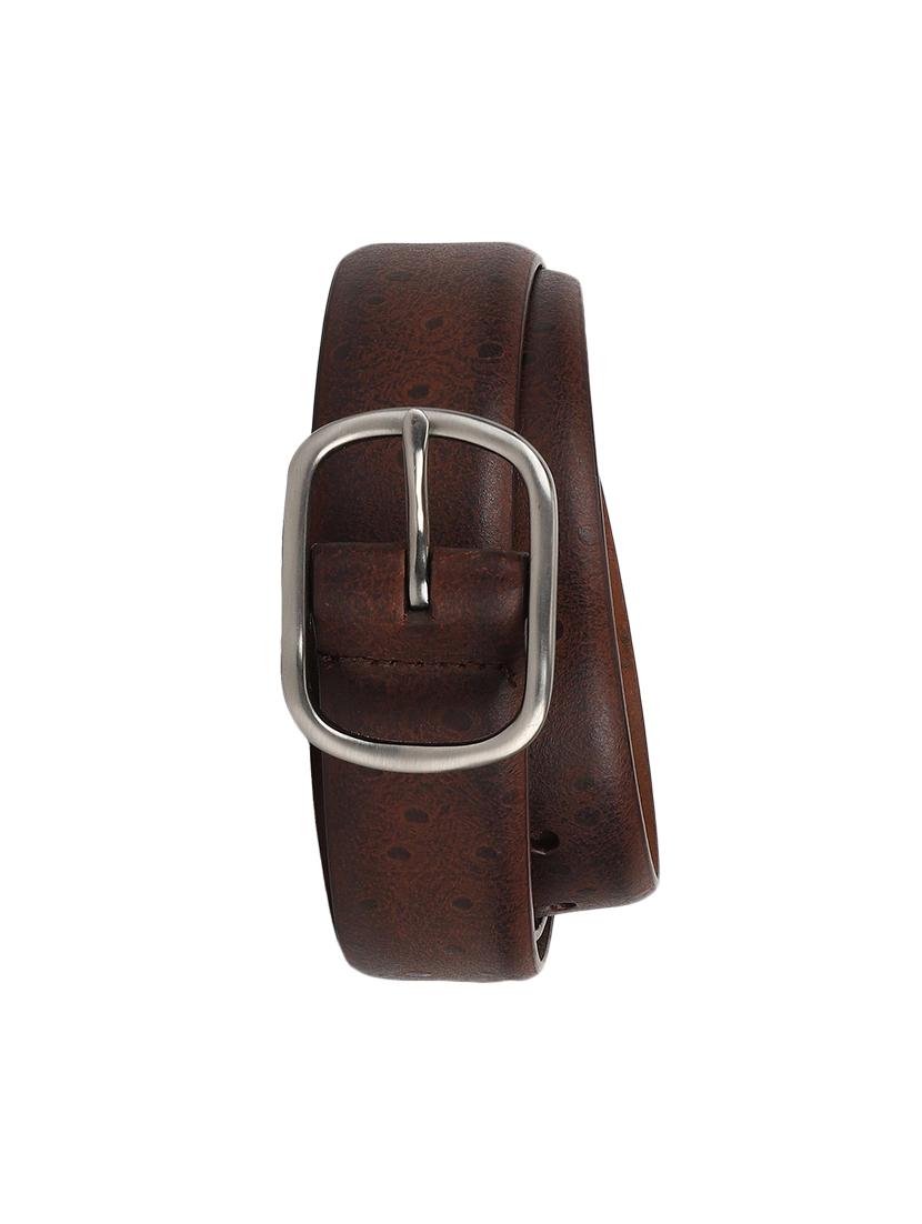 brown leather belt - 16643063 - Zoom Image - 2