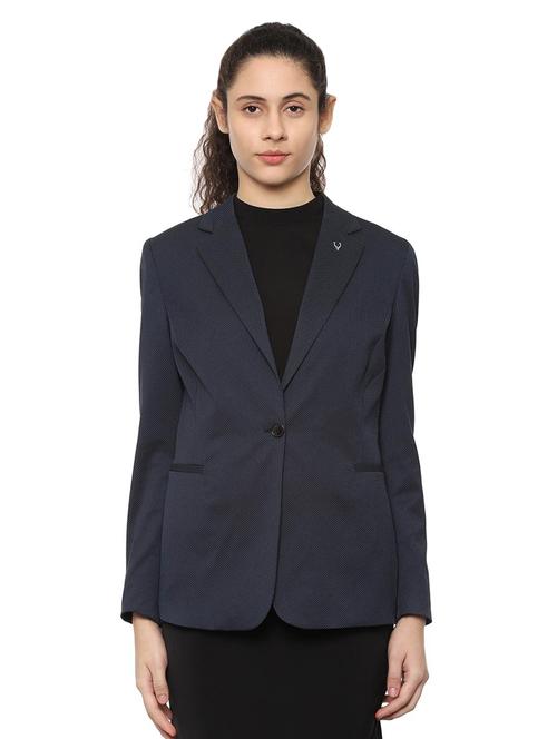 lapel neck printed blazer - 16643066 - Very Small Image - 1