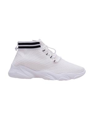 white lace-up sports shoes - 16643165 - Standard Image - 2