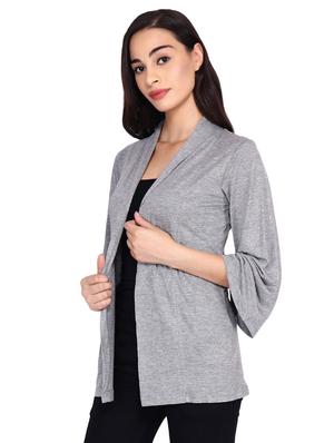 grey solid shrug - 16643368 - Standard Image - 2