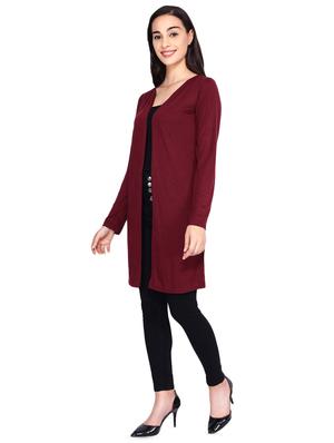 long sleeved solid shrug - 16643384 - Standard Image - 2
