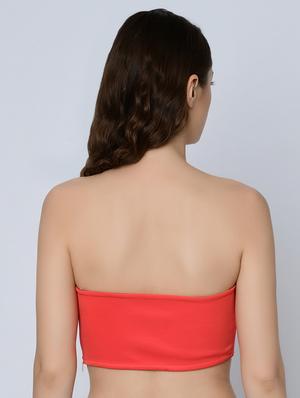 front slit solid tube bra - 16643490 - Standard Image - 2