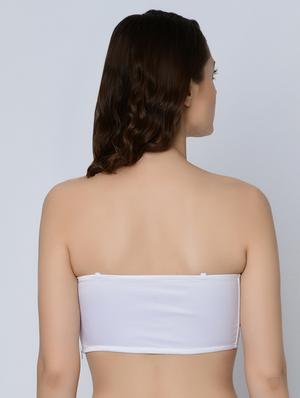 front slit solid tube bra - 16643491 - Standard Image - 2