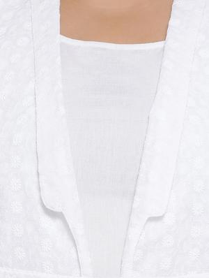 embroidered detail belted tunic with jacket - 16643526 - Standard Image - 5