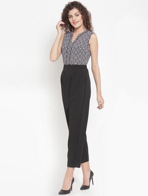 mandarin neck full leg jumpsuit - 16643682 - Standard Image - 2