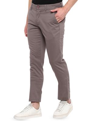 grey solid chinos - 16643823 - Standard Image - 2