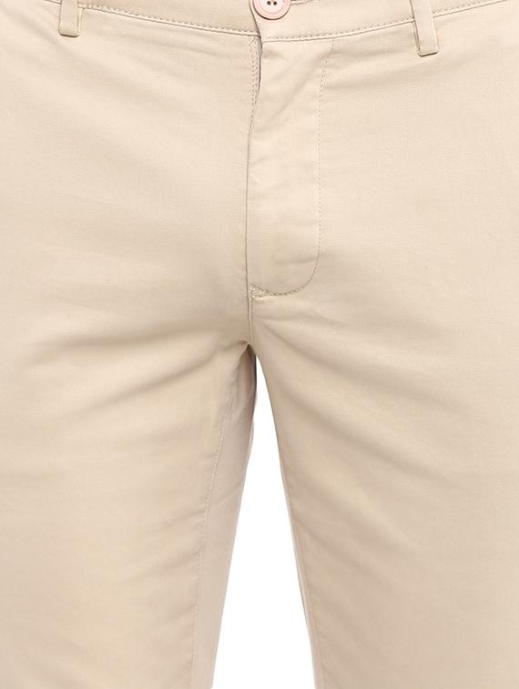 beige solid chinos - 16643825 - Zoom Image - 5