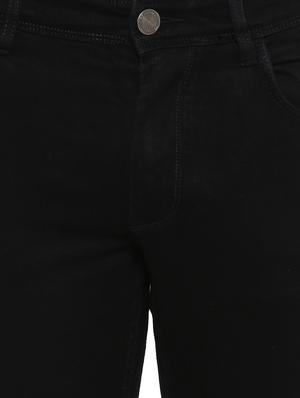 black solid plain jeans - 16643827 - Standard Image - 5