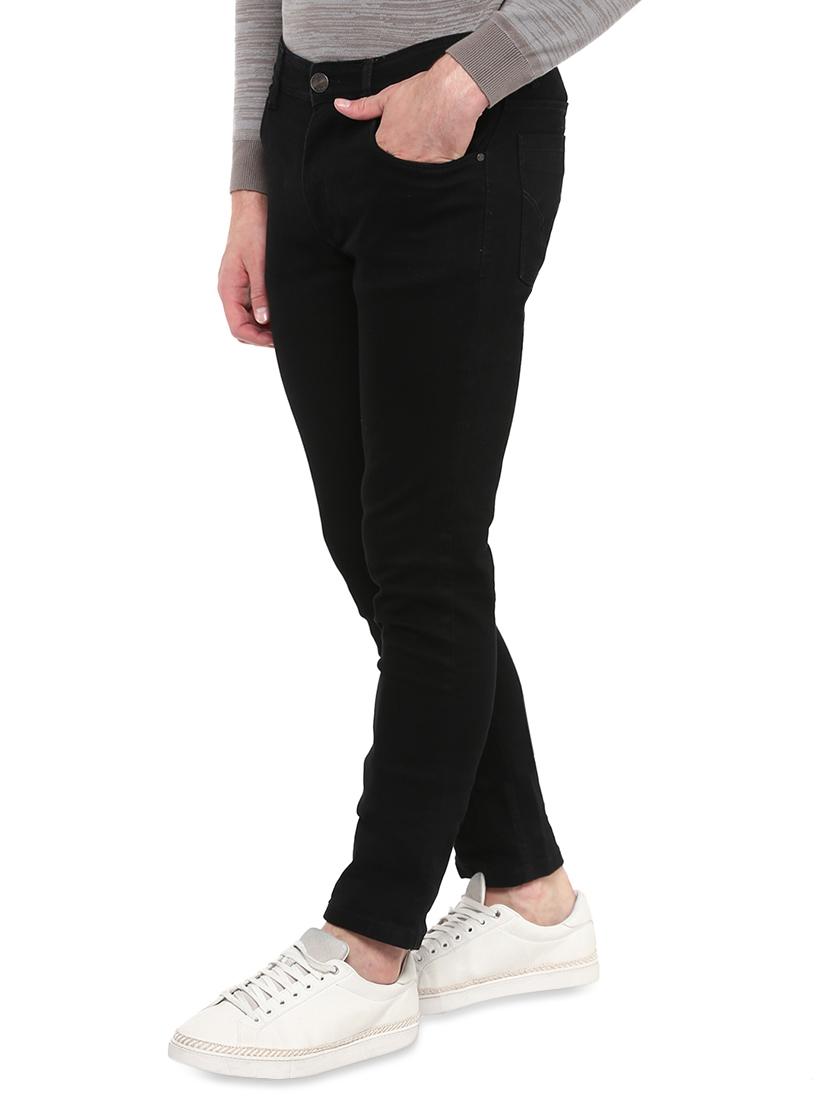 black solid plain jeans - 16643827 - Zoom Image - 2