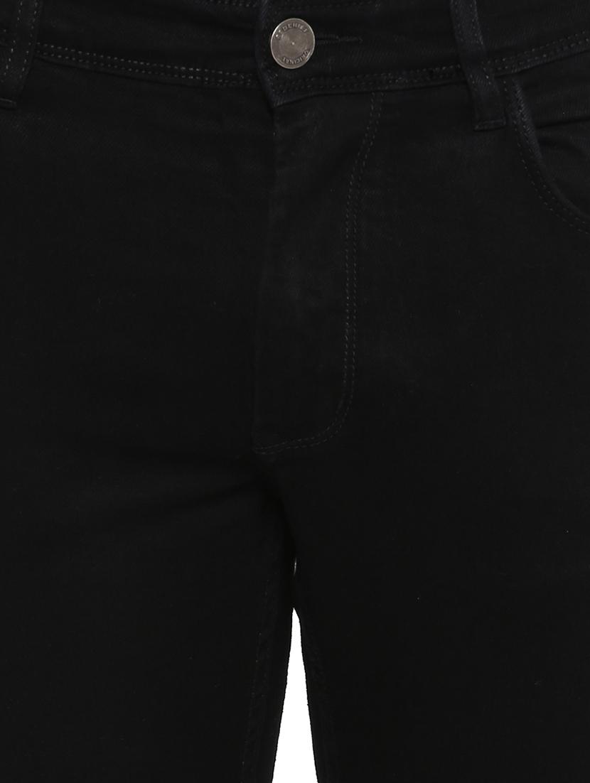 black solid plain jeans - 16643827 - Zoom Image - 5