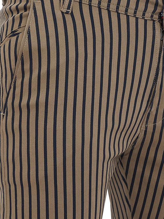 brown striped chinos - 16643836 - Zoom Image - 5