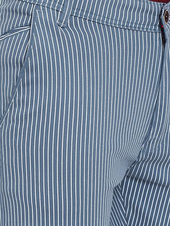 light blue striped chinos - 16643837 - Zoom Image - 5