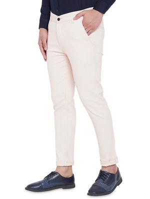 off white striped chinos - 16643839 - Standard Image - 2