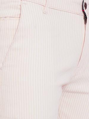 off white striped chinos - 16643839 - Standard Image - 5