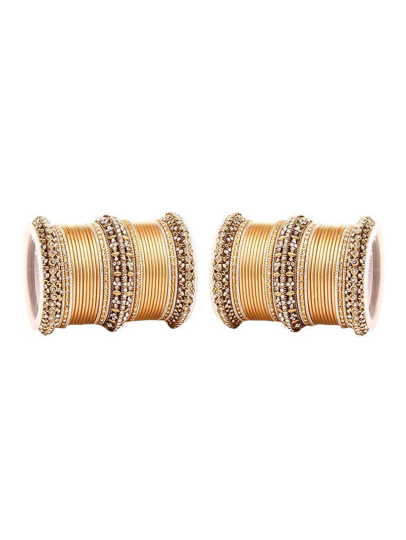 gold gold tone metal bangle - 16643848 - Zoom Image - 2