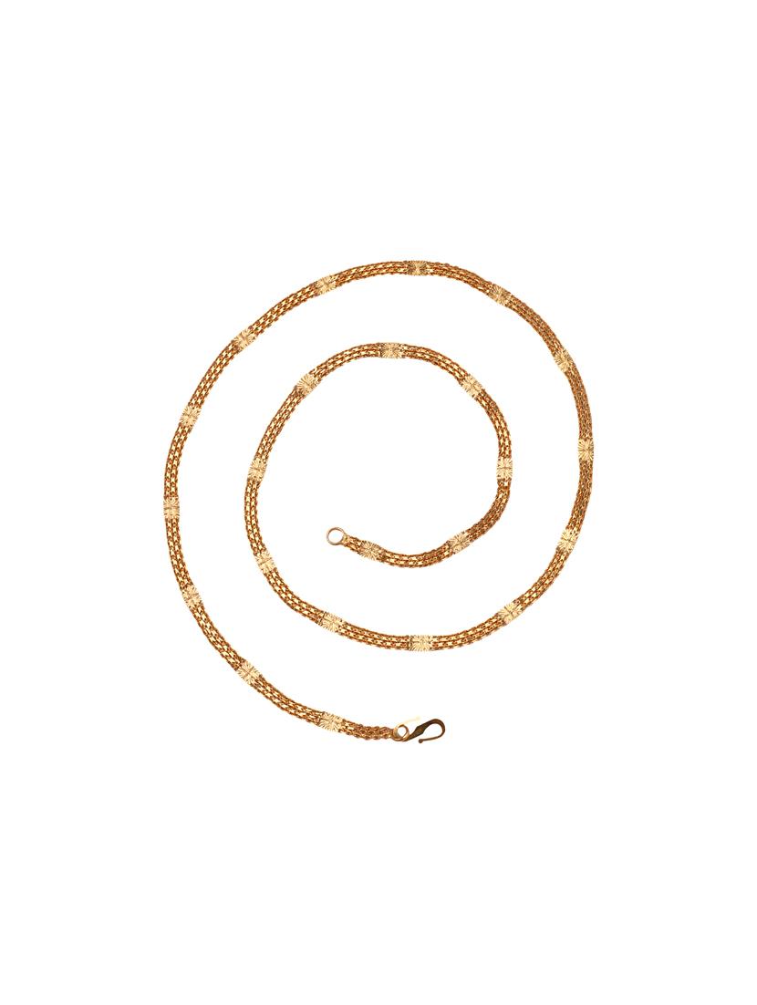 gold brass chain necklace - 16644082 - Zoom Image - 2