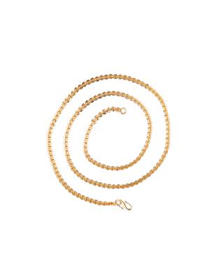gold brass chain necklace - 16644094 - Standard Image - 2