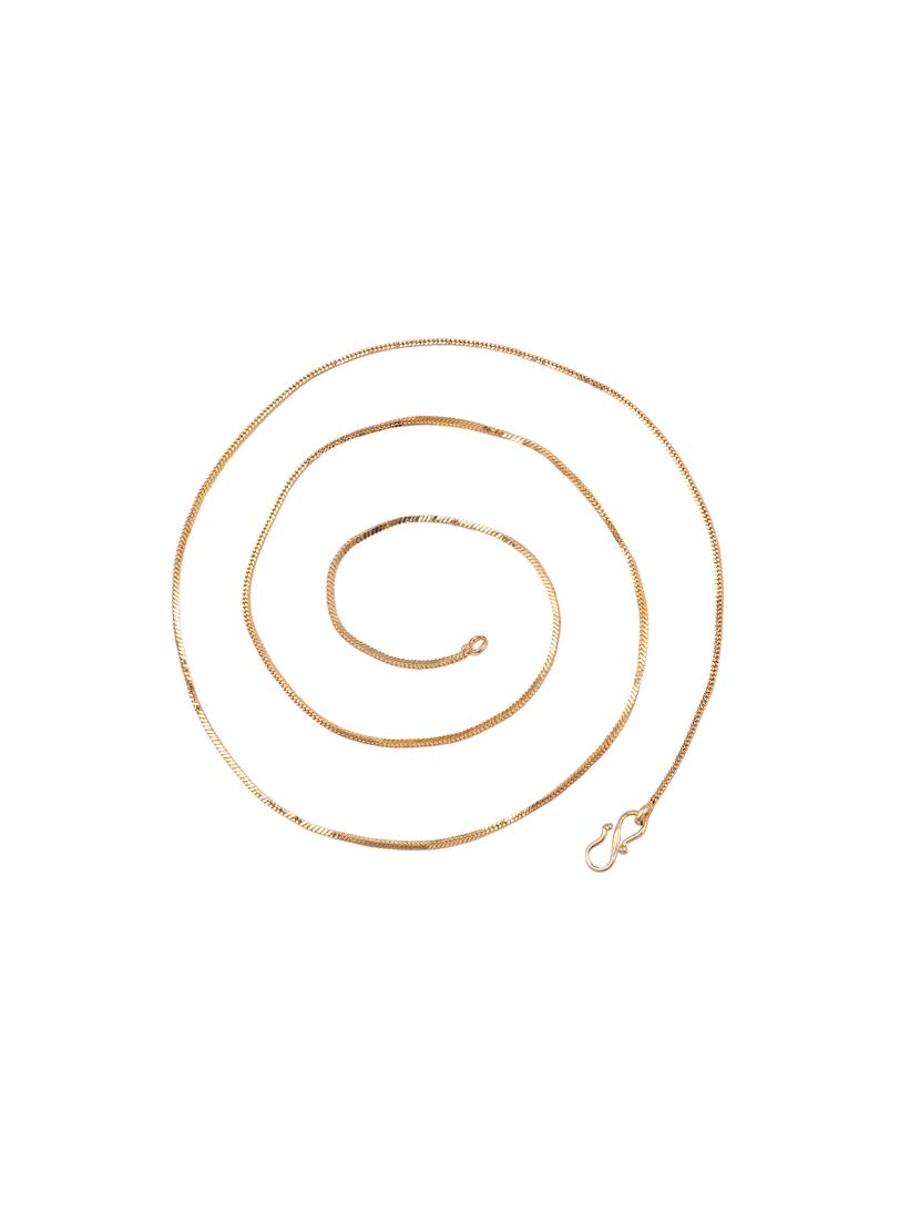 gold brass chain necklace - 16644098 - Zoom Image - 2
