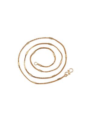 gold brass chain necklace - 16644109 - Standard Image - 2