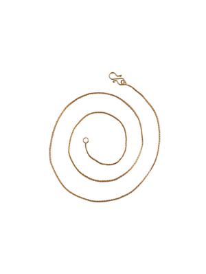 gold brass chain necklace - 16644119 - Standard Image - 2