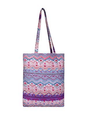 purple canvas printed shopping bag - 16644304 - Standard Image - 2