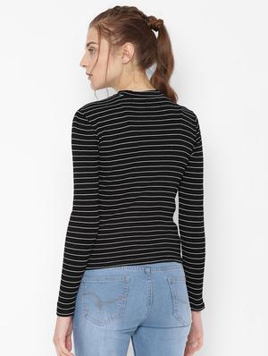 long sleeved striped tee - 16644804 - Standard Image - 2