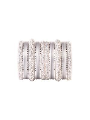 silver metal bangles - 16645407 - Standard Image - 2