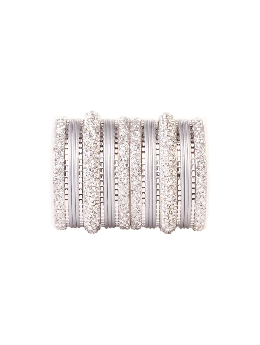silver metal bangles - 16645407 - Zoom Image - 2