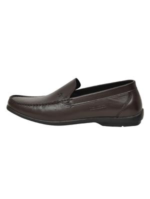 brown leather slip on loafers - 16645436 - Standard Image - 2