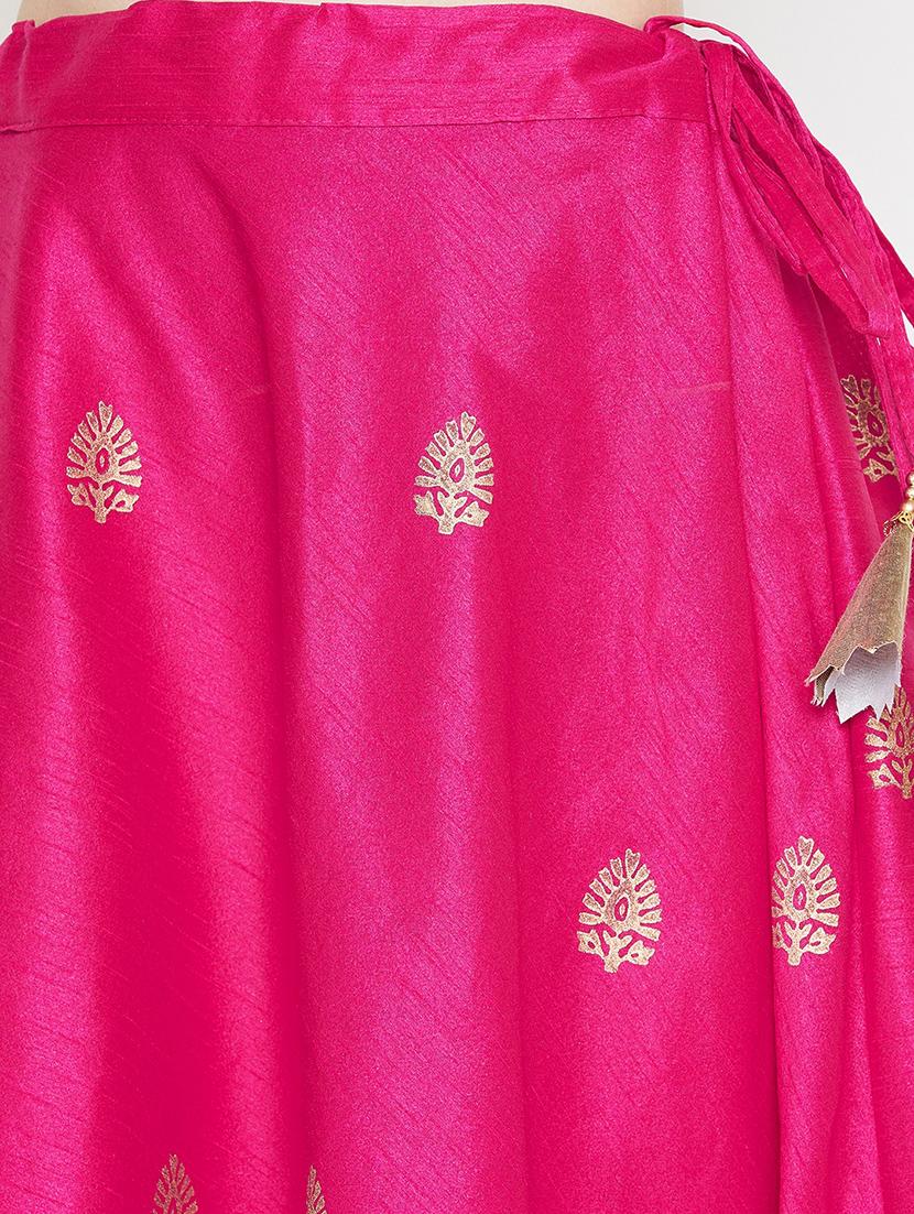 block print a-line lehenga - 16645507 - Zoom Image - 5