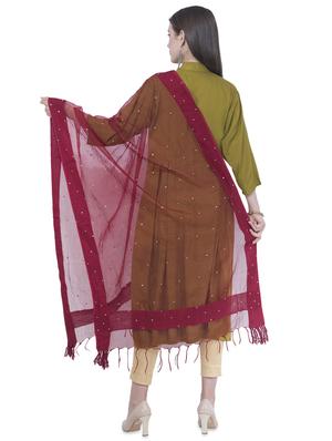 solid plain dupatta - 16645540 - Standard Image - 2