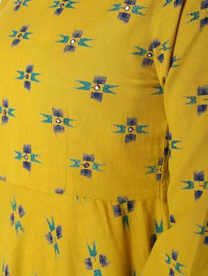 asymmetric printed kurta - 16645649 - Standard Image - 5